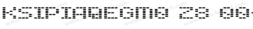 KSIPIAQEGM0 28 00字体转换
